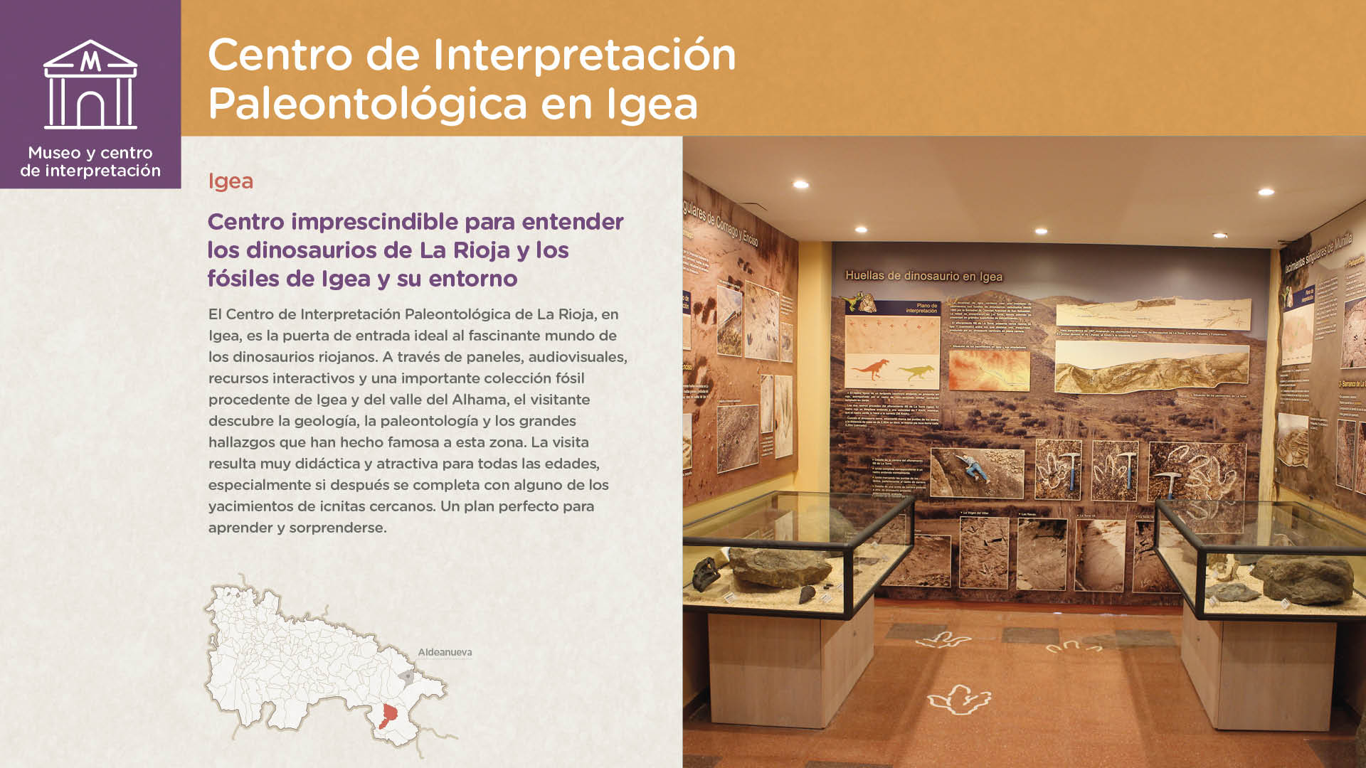 Centro de Interpretación Paleontológica en Igea