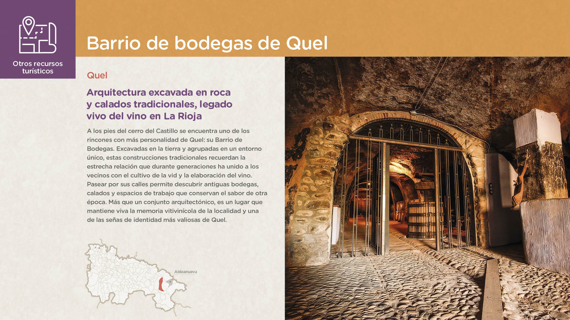 Barrio de bodegas de Quel