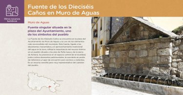 Fuente de los Dieciséis Caños en Muro de Aguas